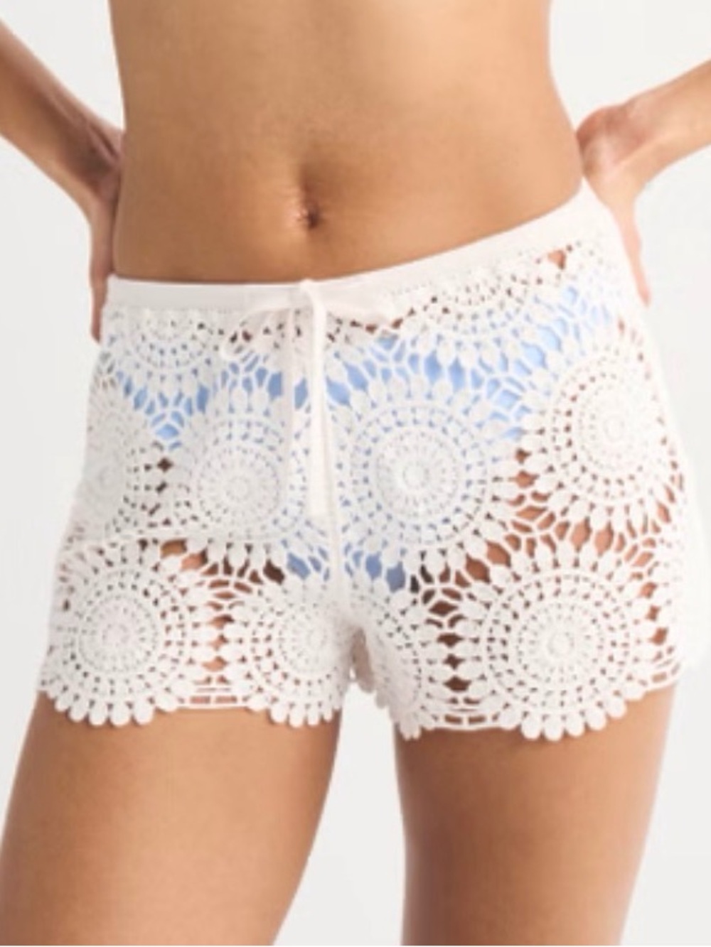Crochet-Style Coverup Short